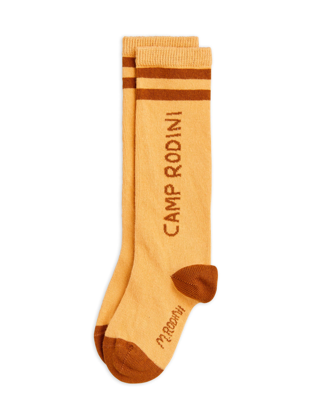 Mini Rodini Camp Rodini Knee-High Socks - Beige
