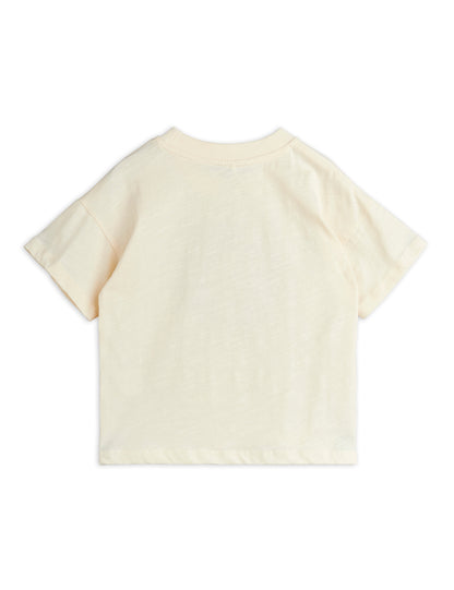 Mini Rodini Bear Sp Short Sleeve Tee - Off White