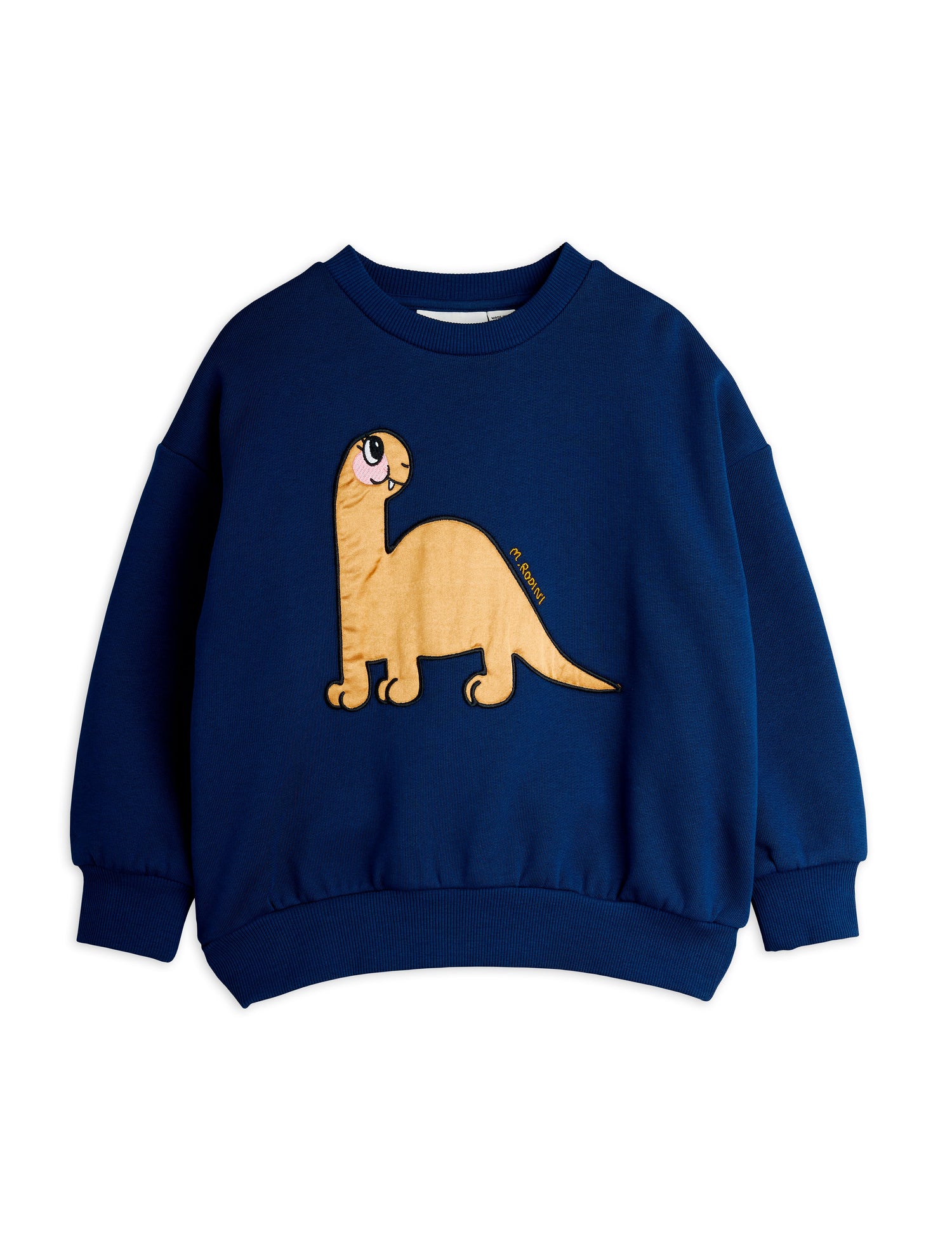 Mini Rodini Dino Application Sweatshirt - Blue