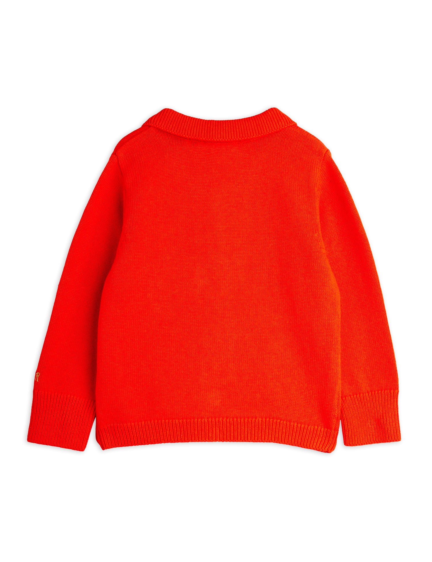 Mini Rodini Knitted Tie Sweater - Red