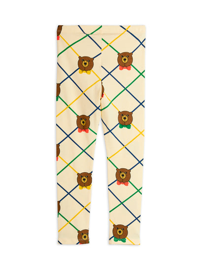 Mini Rodini Bear Check All Over Print Leggings -