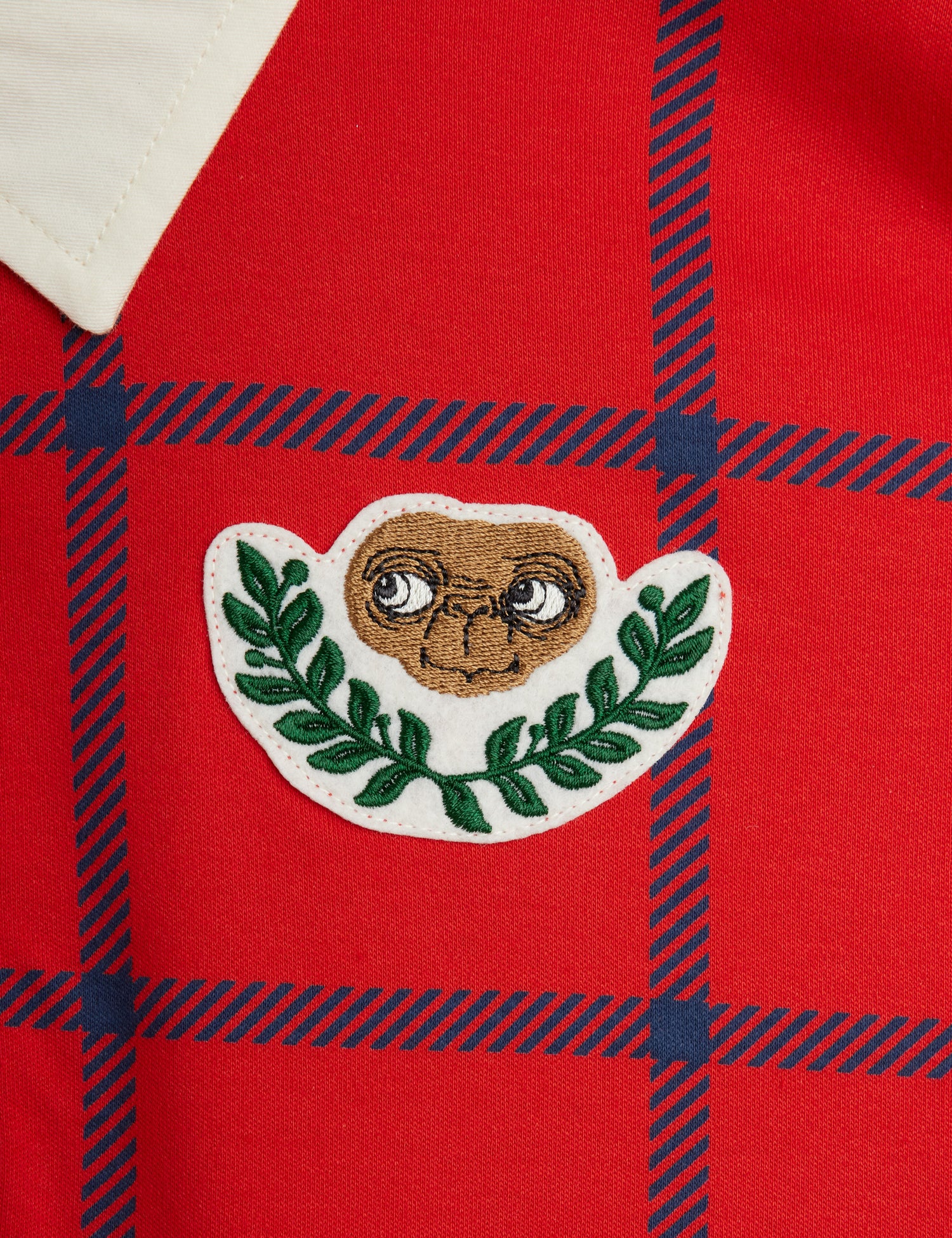 Mini Rodini E.T Patch Rugby Shirt - Red