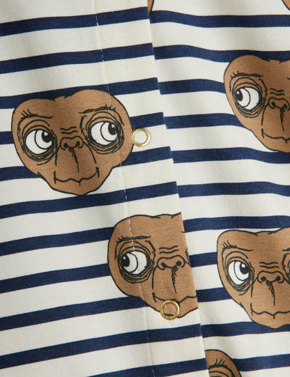 Mini Rodini E.T Stripe All Over Print Jumpsuit - Multi