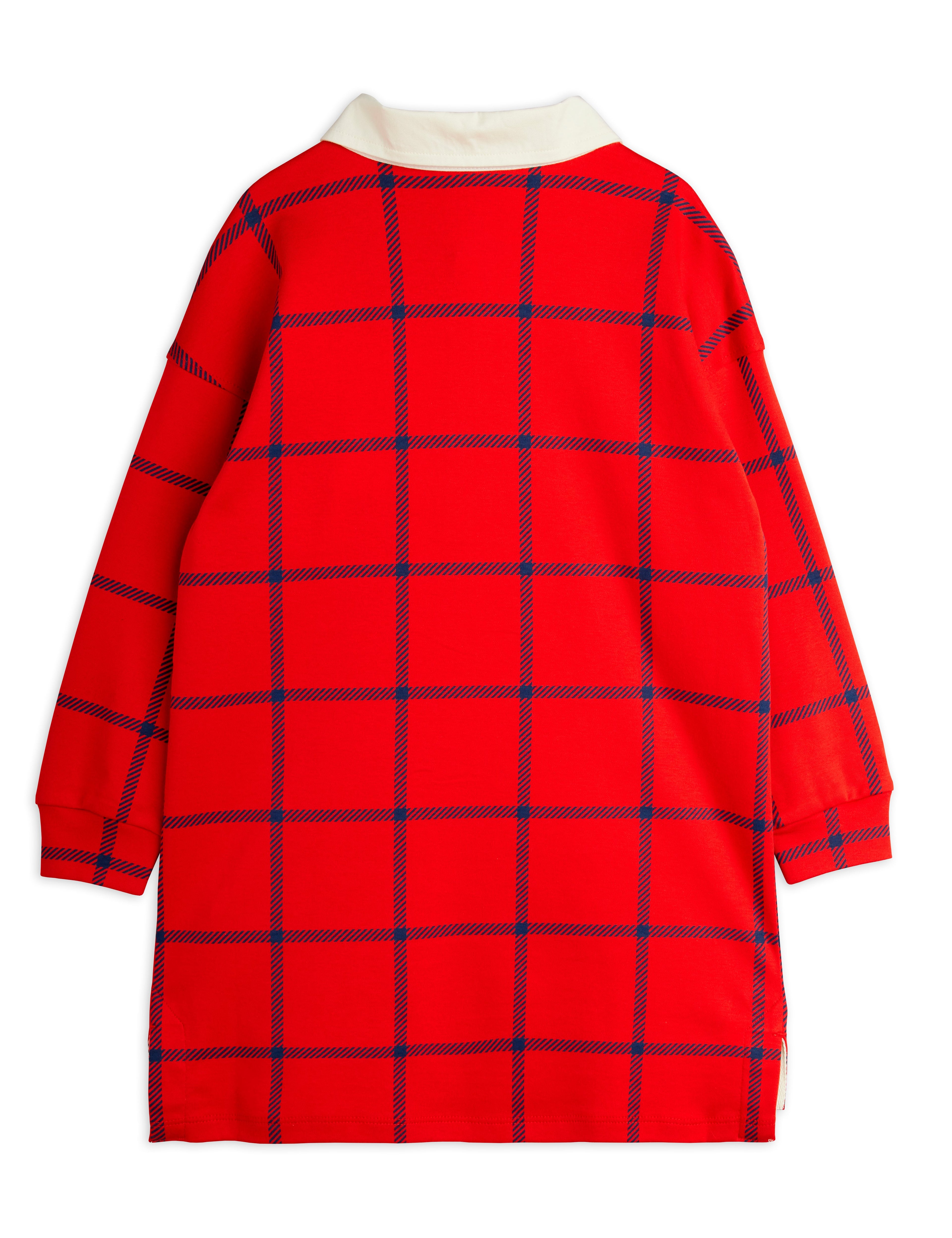 Mini Rodini E.T Patch Rugby Dress - Red