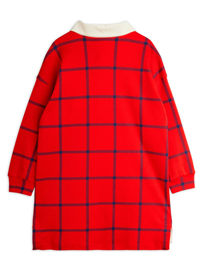 Mini Rodini E.T Patch Rugby Dress - Red