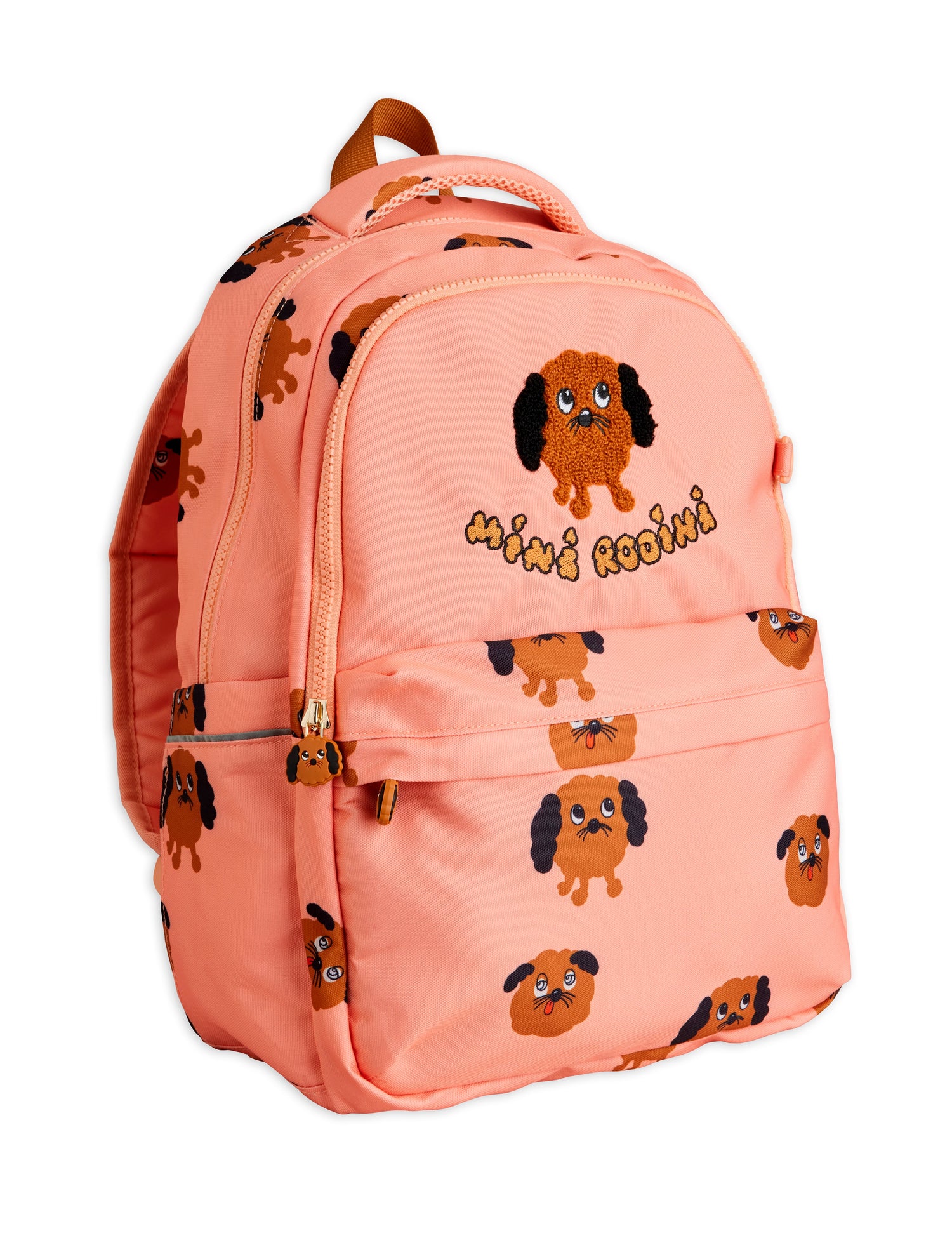 Mini Rodini Doggie All Over Print School Backpack - Pink