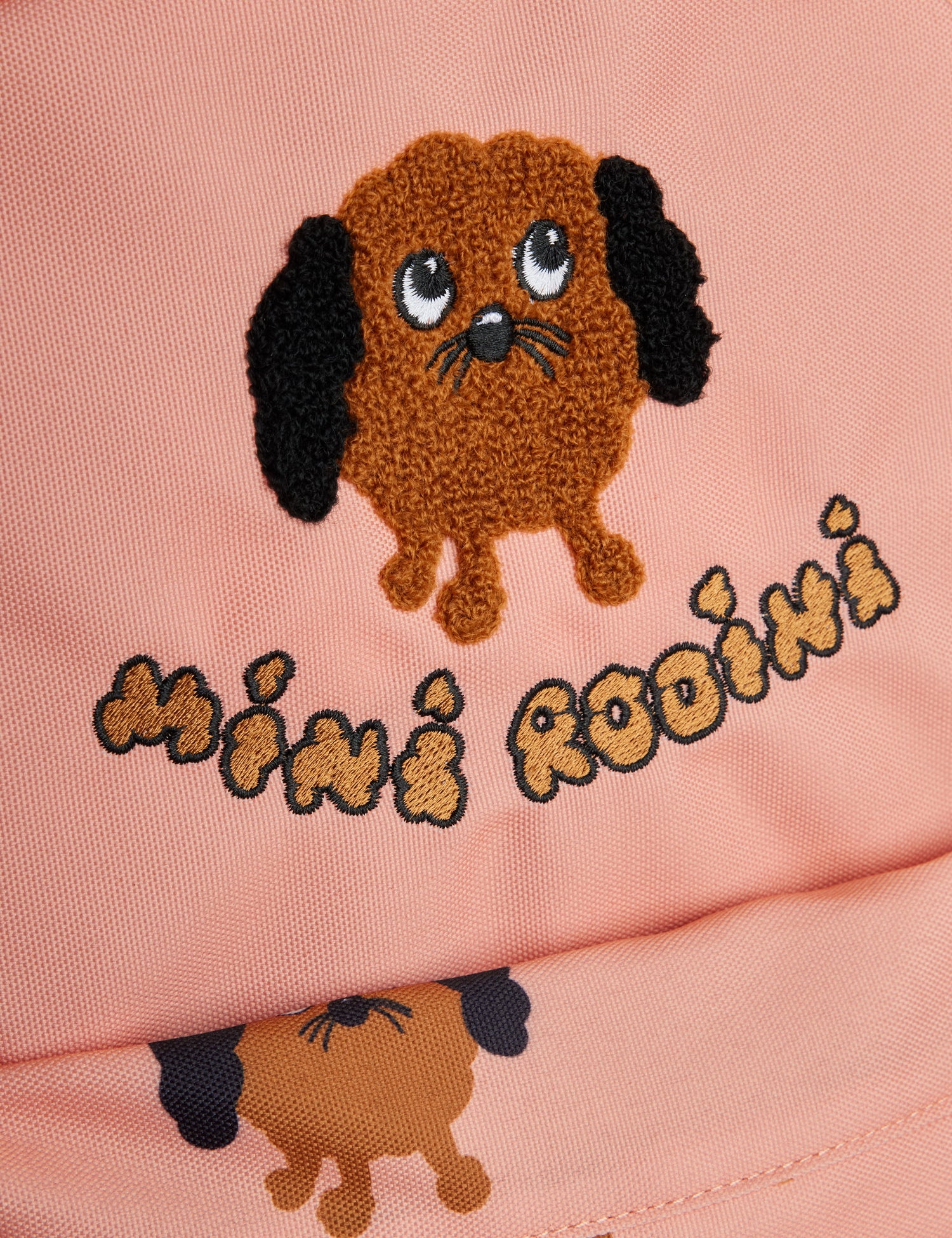 Mini Rodini Doggie All Over Print School Backpack - Pink