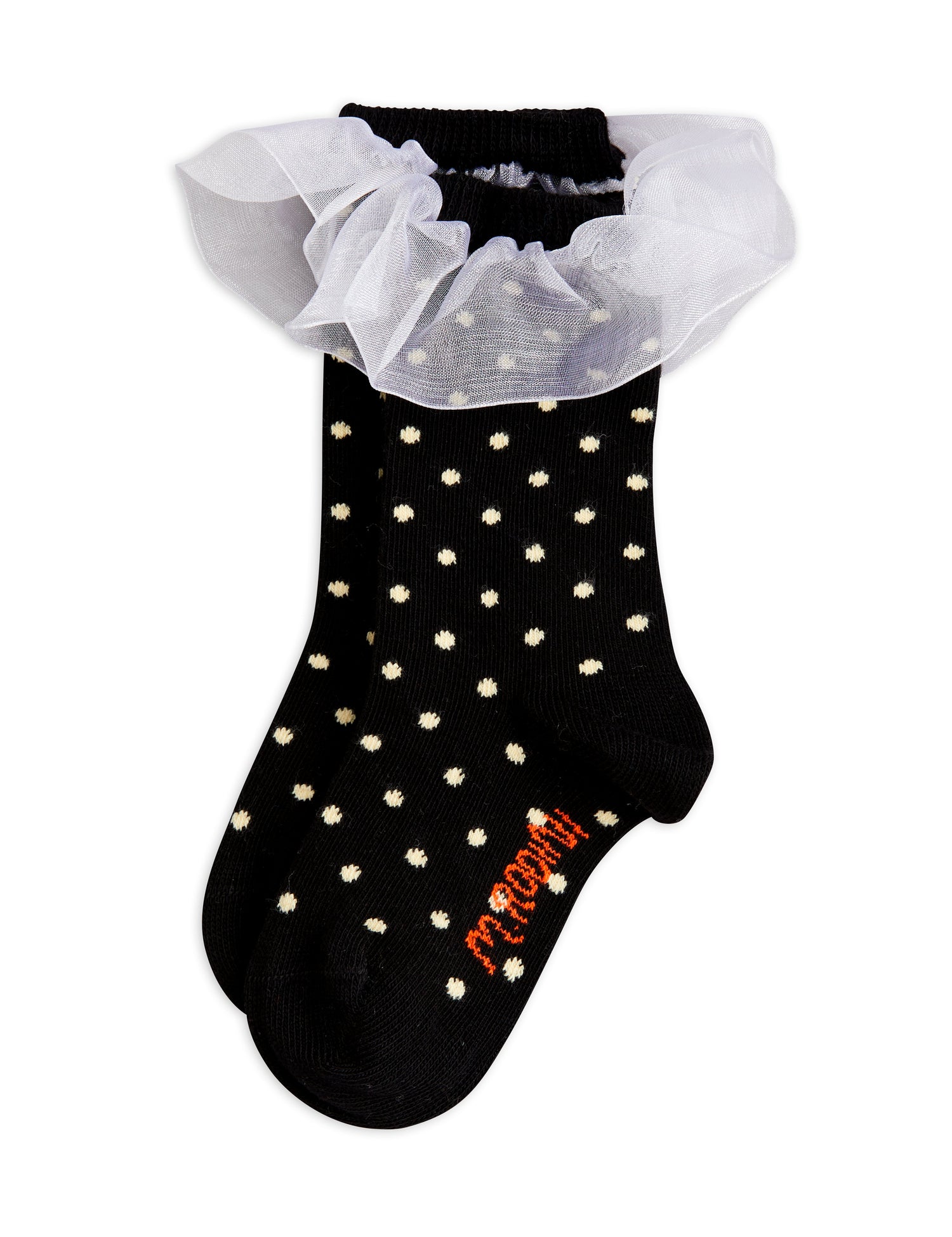 Mini Rodini Polka Dot frill 1-Pack Socks