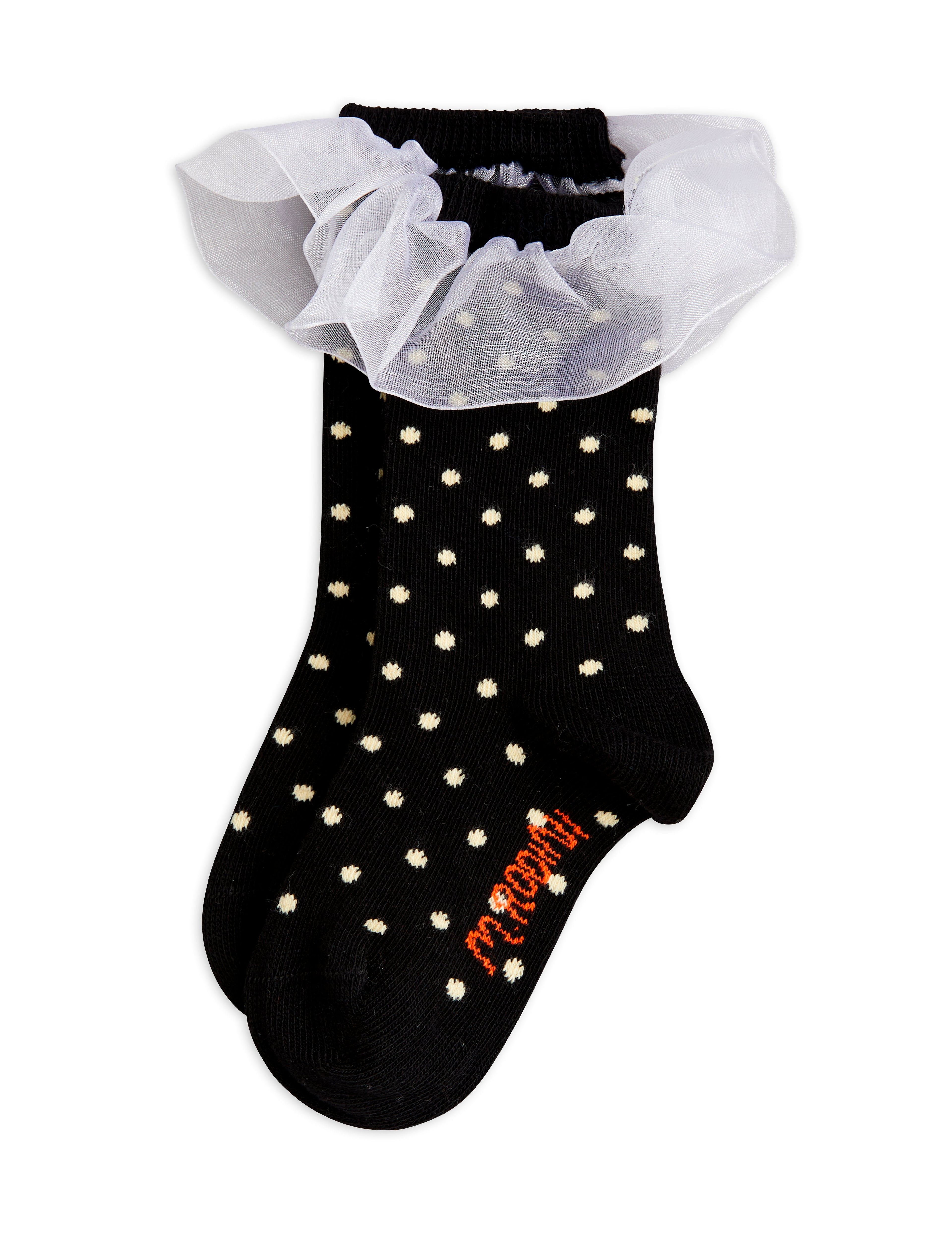 Mini Rodini Polka Dot frill 1-Pack Socks