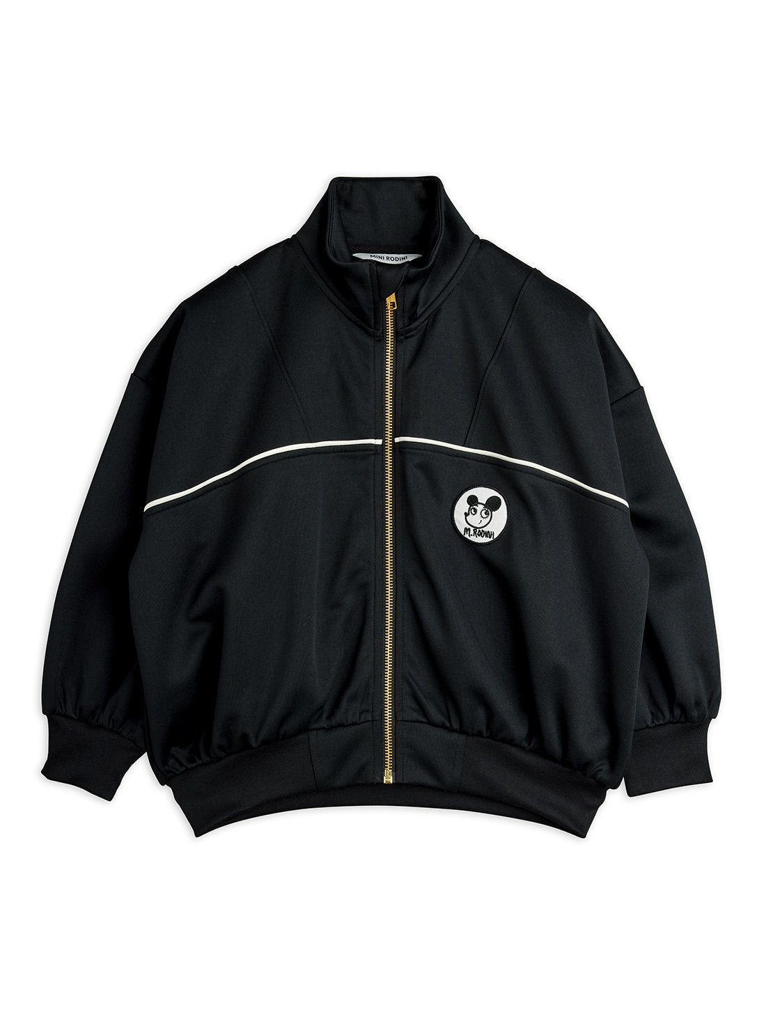Mini Rodini Ritzratz Patch Tracksuit Jacket - Black