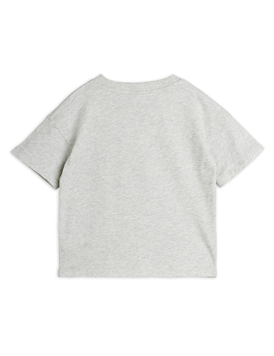 Mini Rodini Eyes SP Short Sleeve Tee - Grey Melange