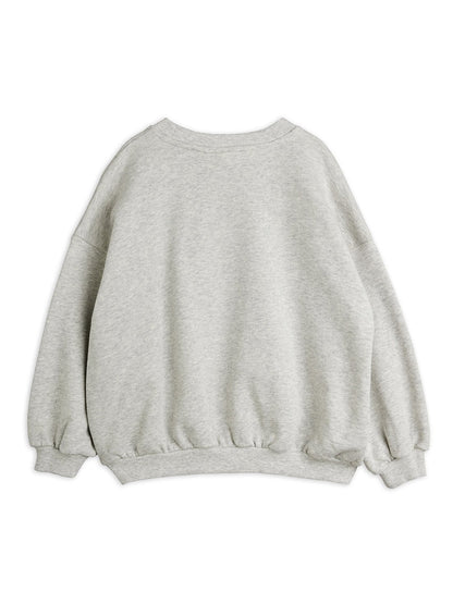 Mini Rodini Planet Embroidered Sweatshirt - Grey Melange