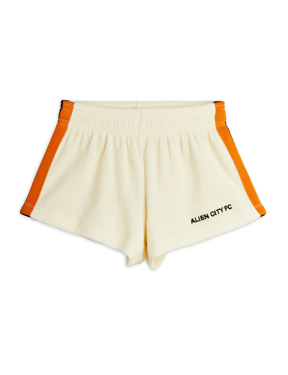 Mini Rodini Alien City FC Emb Terry Sweatshorts - Off-white