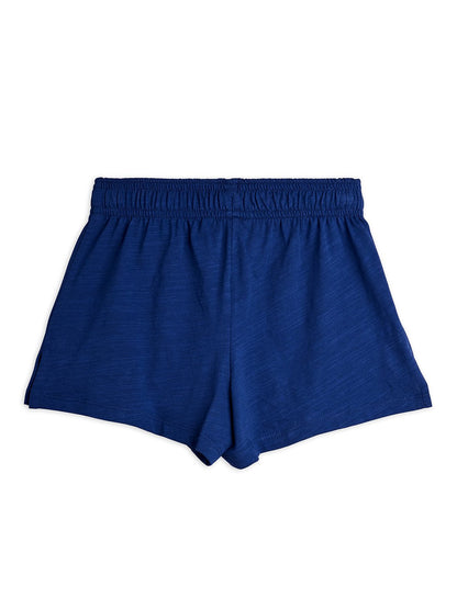 Mini Rodini Planet Embroidered Shorts - Blue