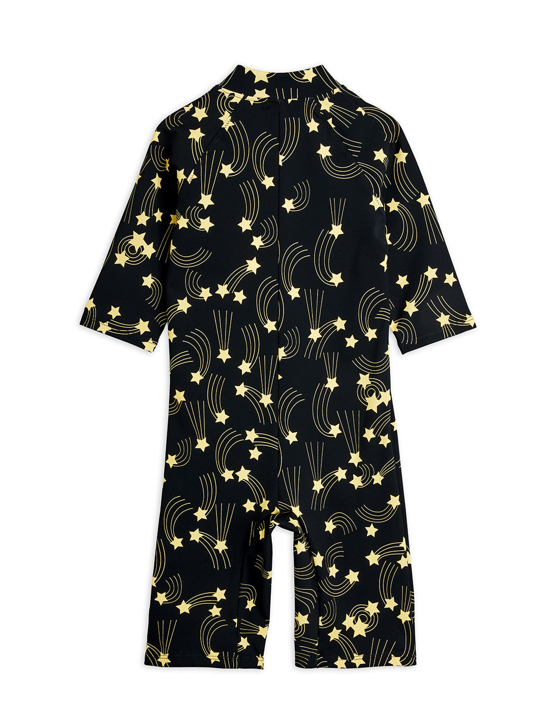 Mini Rodini Starfall AOP Longsleeve UV suit - Black