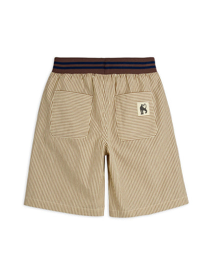Mini Rodini Poplin Yd Woven Shorts - Brown