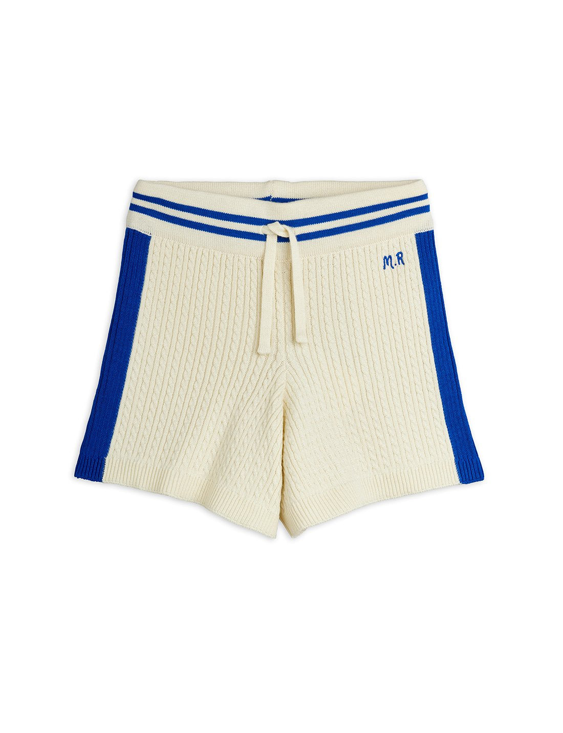 Mini Rodini Cable Knit Shorts - Off White