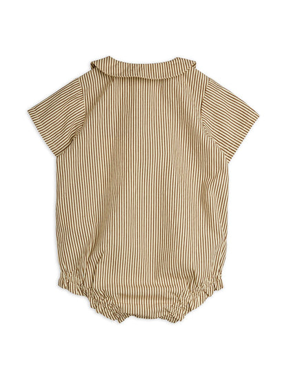 Mini Rodini Poplin Yd Woven Body - Brown