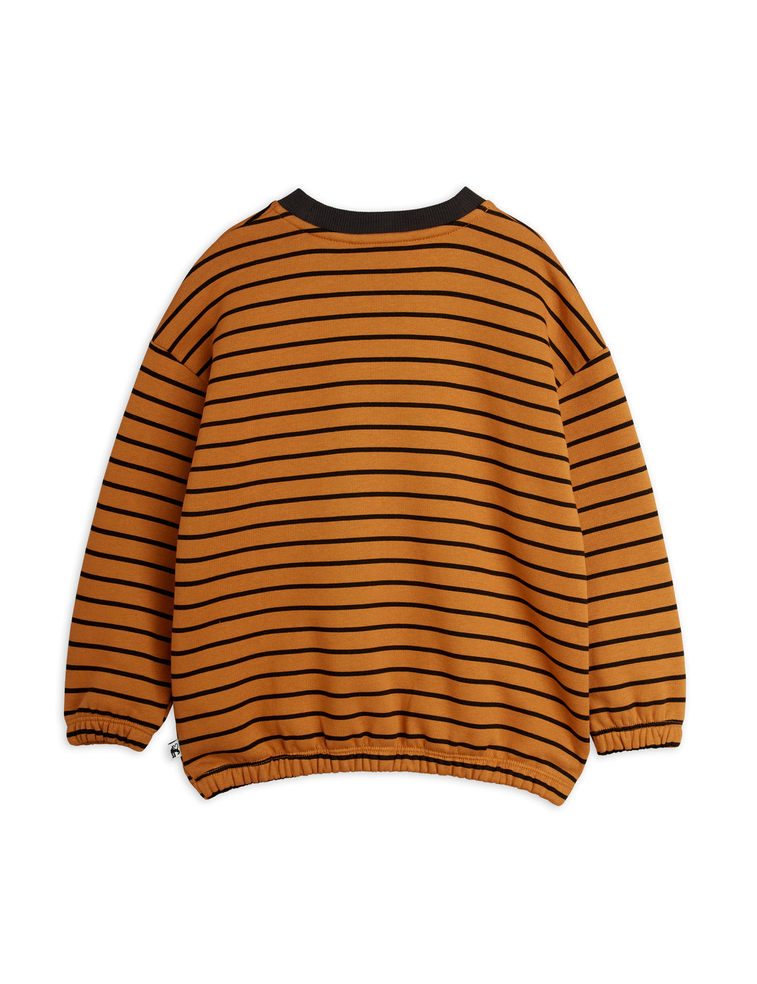 Mini Rodini Striped Aop Sweatshirt - Brown