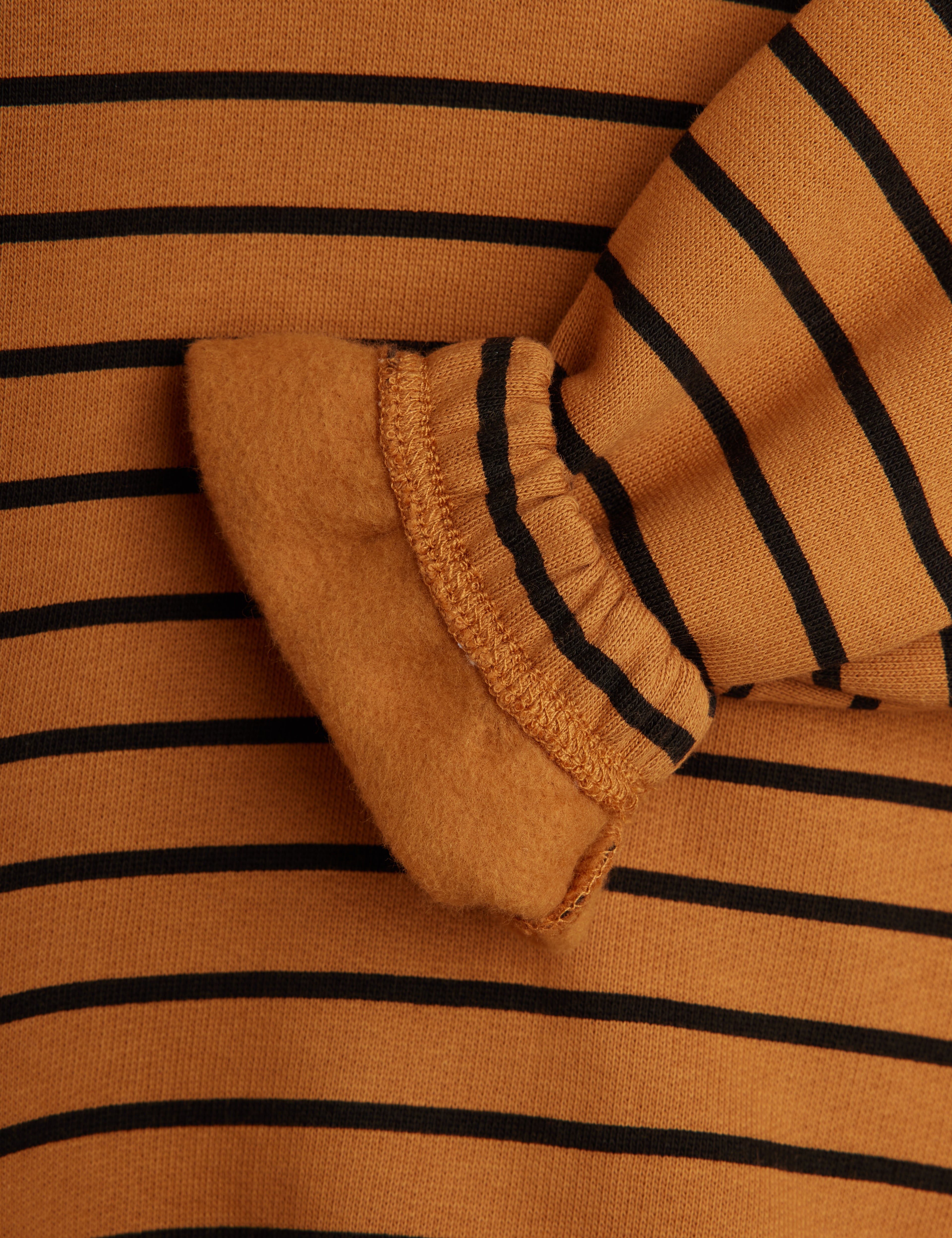 Mini Rodini Striped Aop Sweatshirt - Brown
