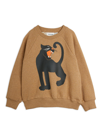 Mini Rodini Panther Sp Melange Sweatshirt - Brown