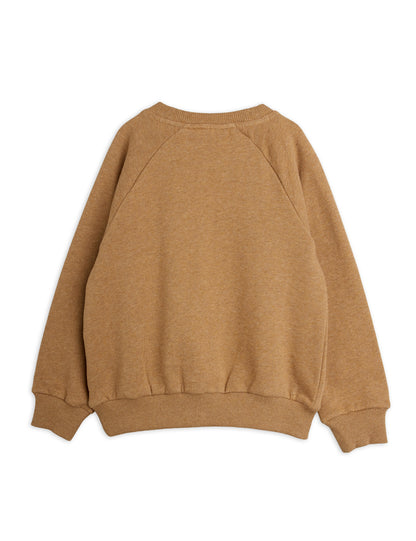 Mini Rodini Panther Sp Melange Sweatshirt - Brown