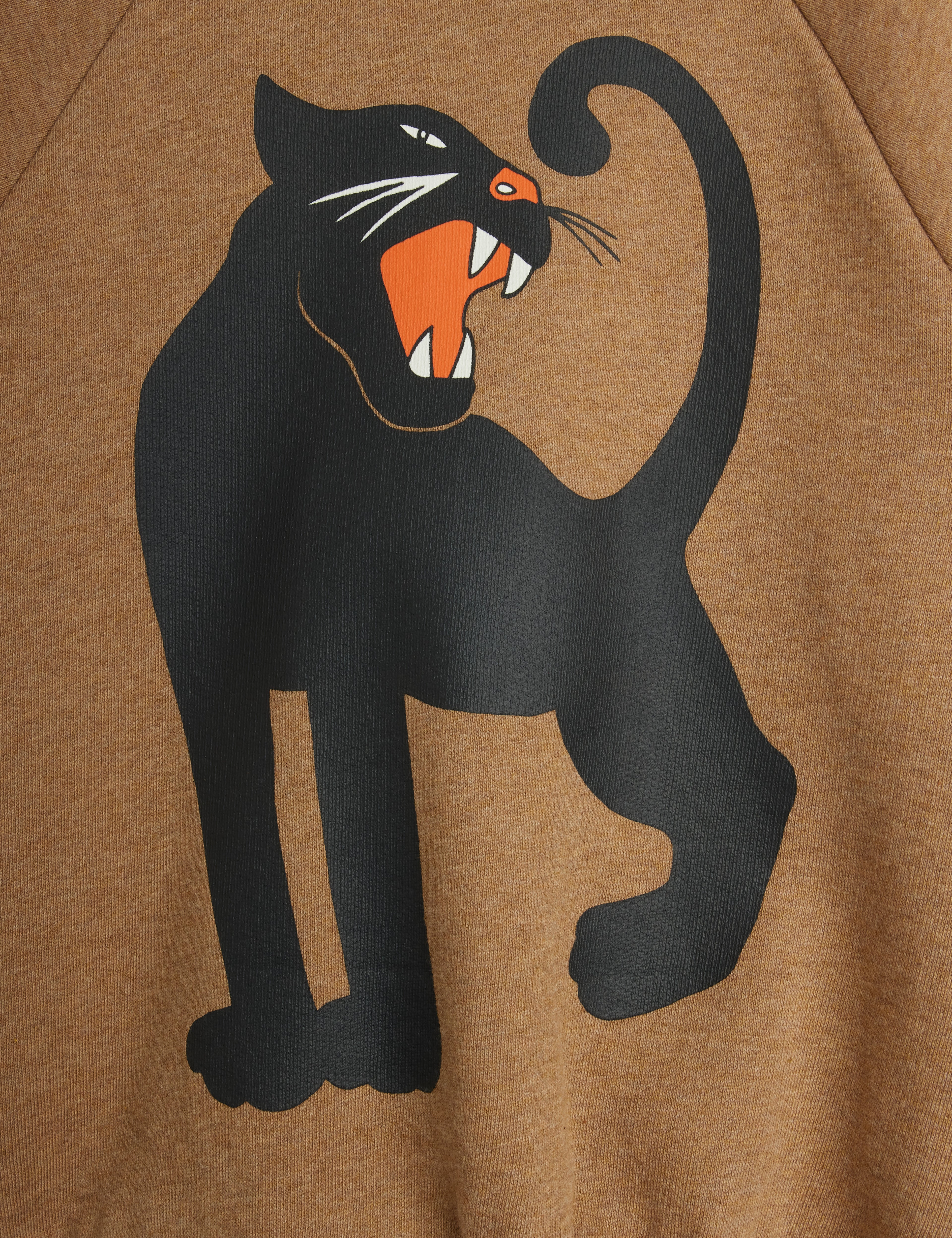 Mini Rodini Panther Sp Melange Sweatshirt - Brown
