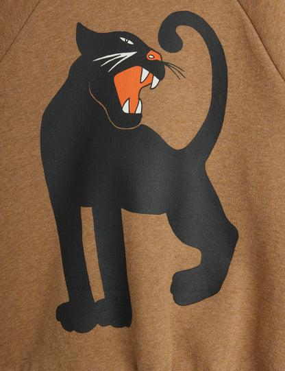 Mini Rodini Panther Sp Melange Sweatshirt - Brown