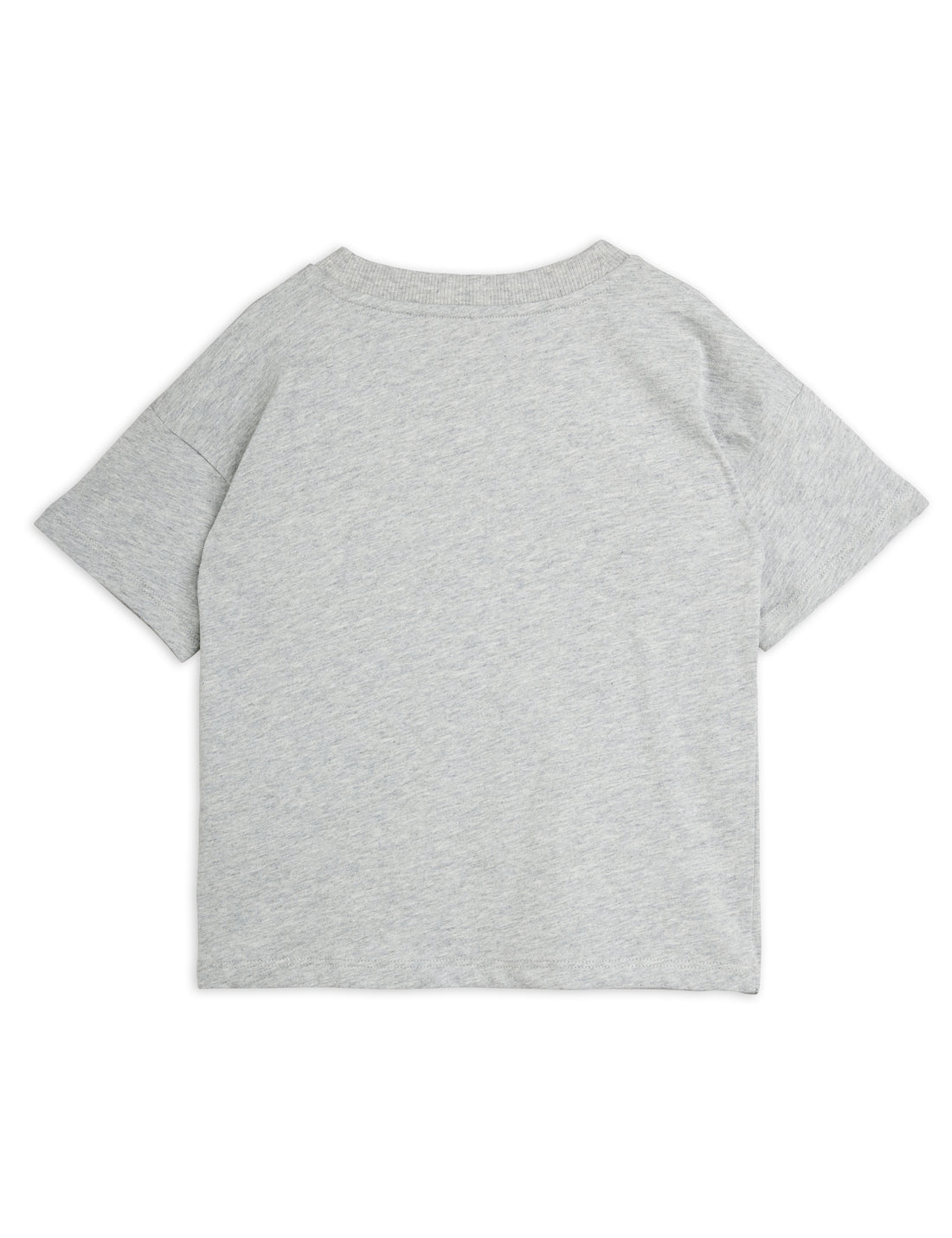 Mini Rodini Heart Application Short Sleeve Tee - Grey