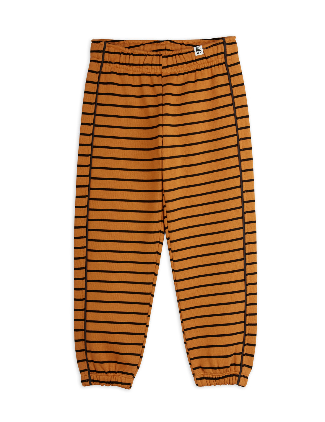 Mini Rodini Striped Aop Sweatpants - Brown