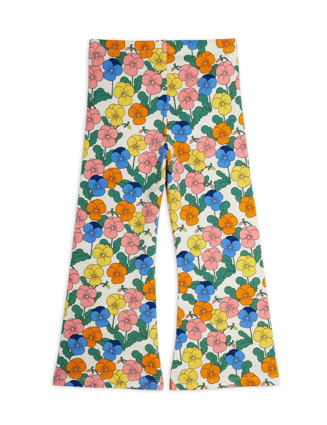 Mini Rodini Violas Aop Flared Trousers - Multi