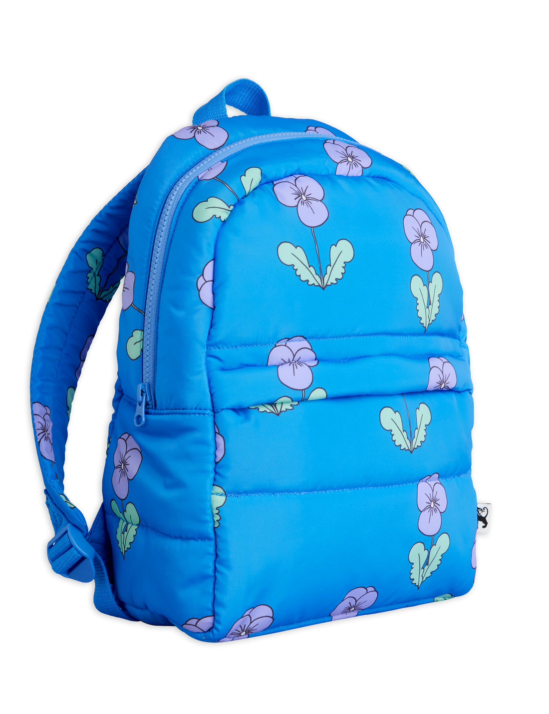 Mini Rodini Violas Aop Padded Backpack - Blue