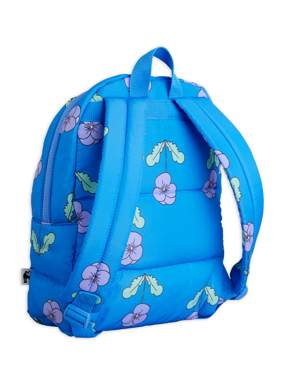 Mini Rodini Violas Aop Padded Backpack - Blue