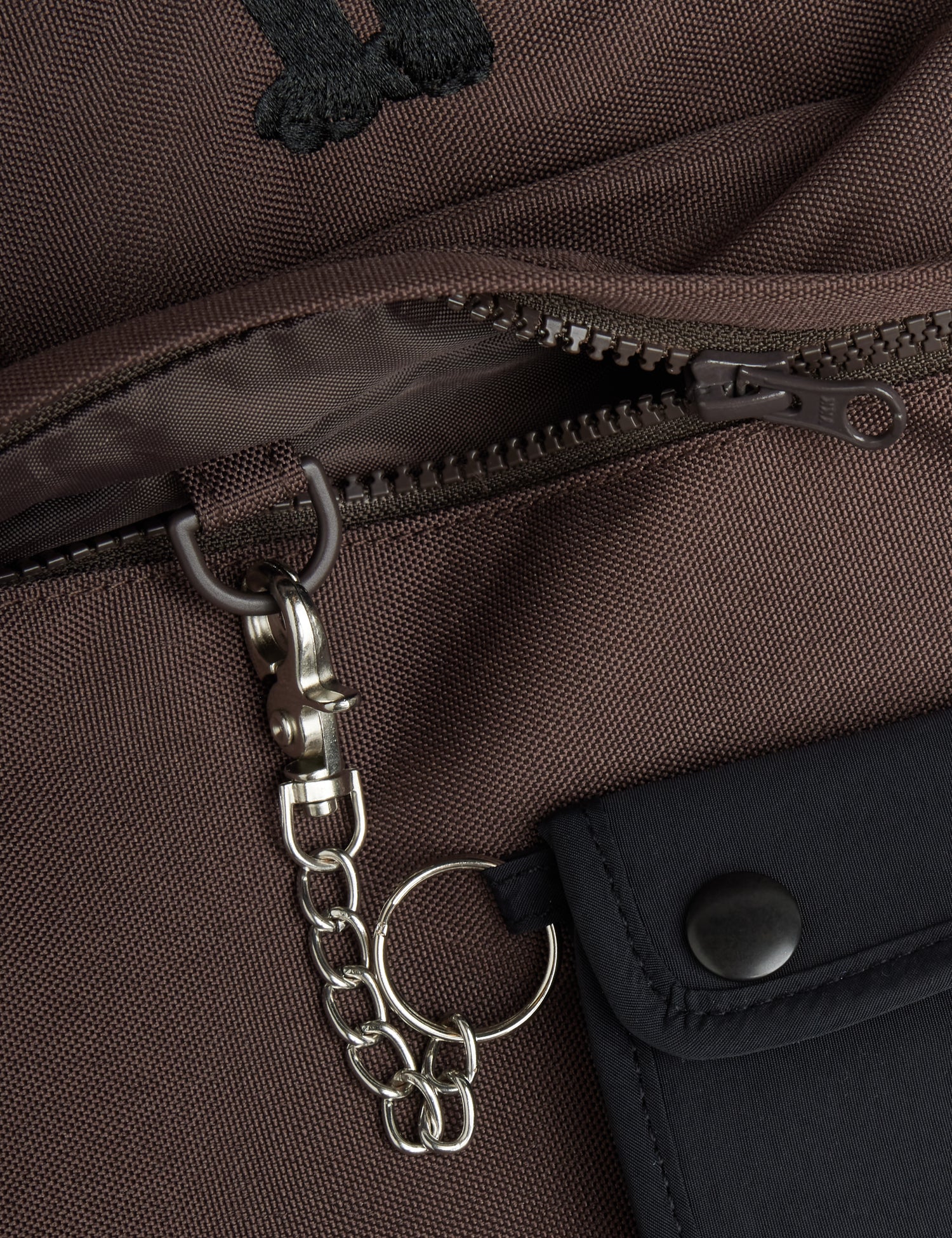 Mini Rodini Panther Emb School Backpack - Brown