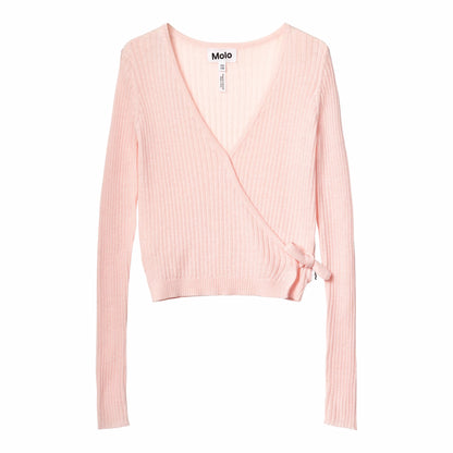 Molo Gitte Knit Wrap Cardigan - Charlotte Pink