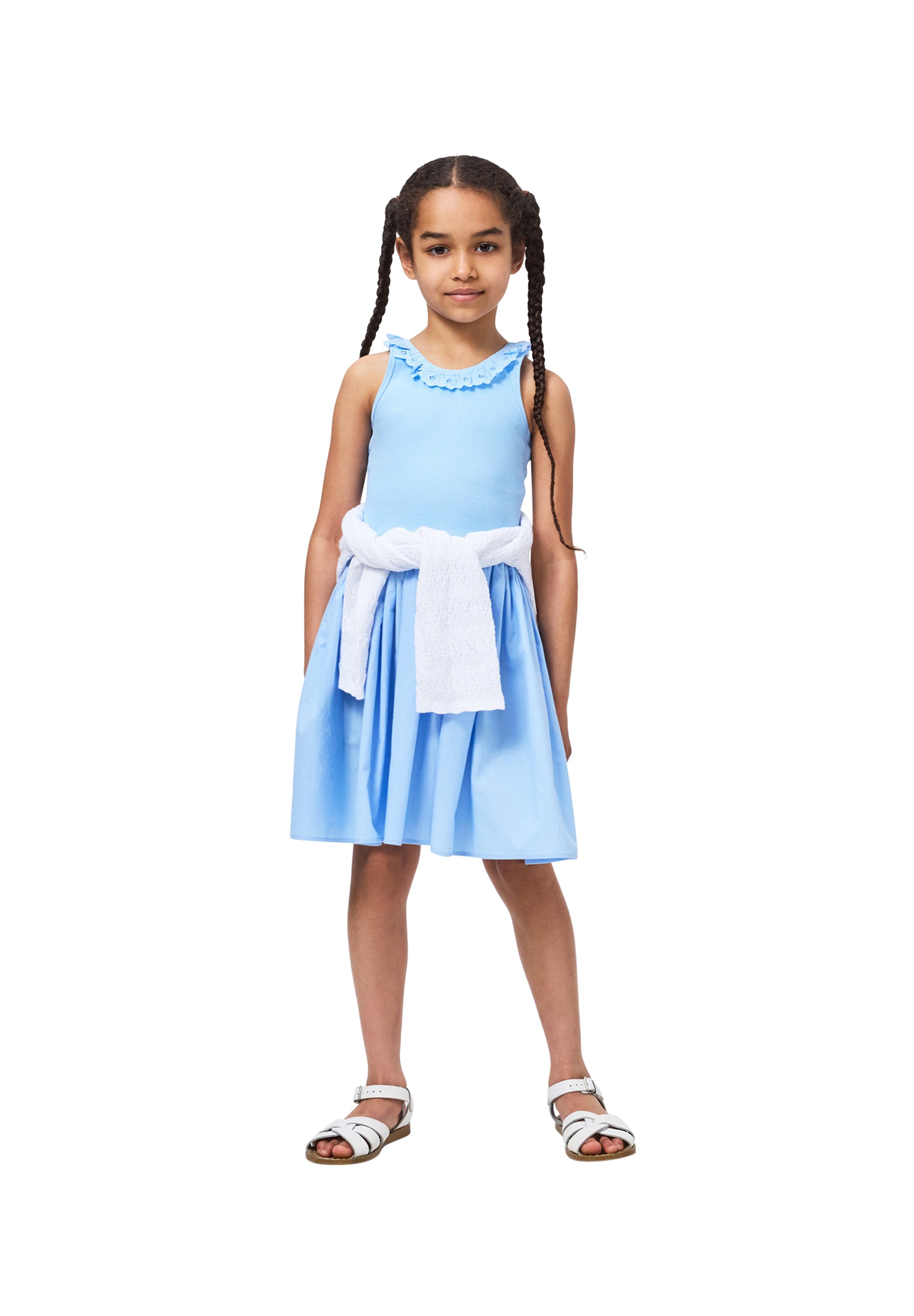 Molo Croco Dress - Sparkling Sea