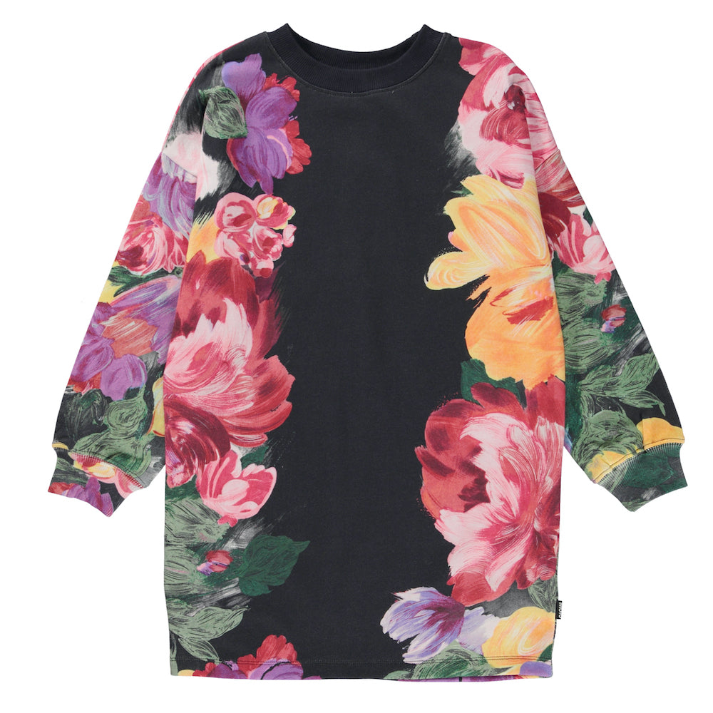 Molo Cyrella Sweatshirt Dress -Art Floral