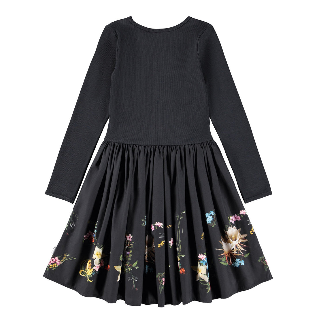 Molo Casie Long Sleeve Dress - Paisley Border