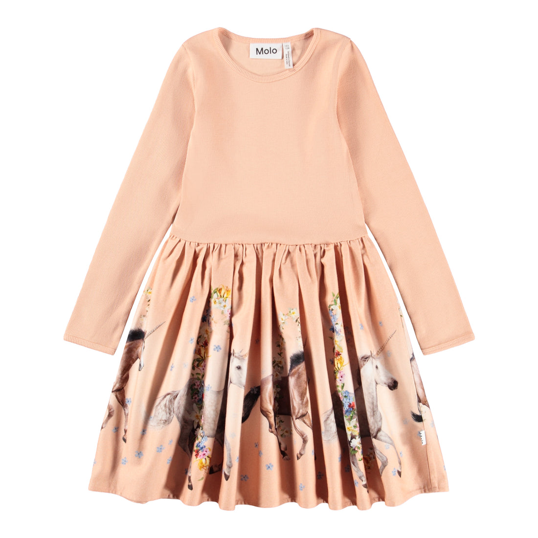 Molo Casie Warm Long Sleeve Dress - Universal Flora
