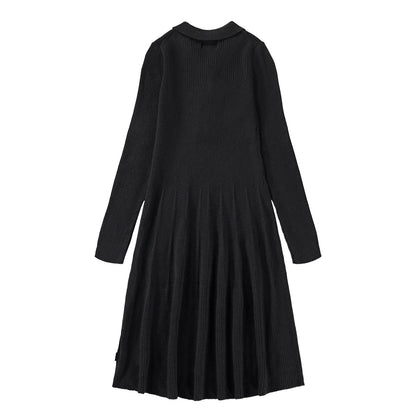 Molo Cecilia Long Sleeve Dress - Black