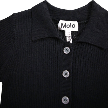 Molo Cecilia Long Sleeve Dress - Black