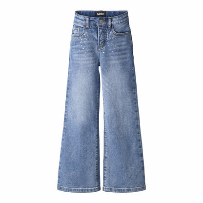 Molo Asta Girls Jeans - Rhinestone Denim