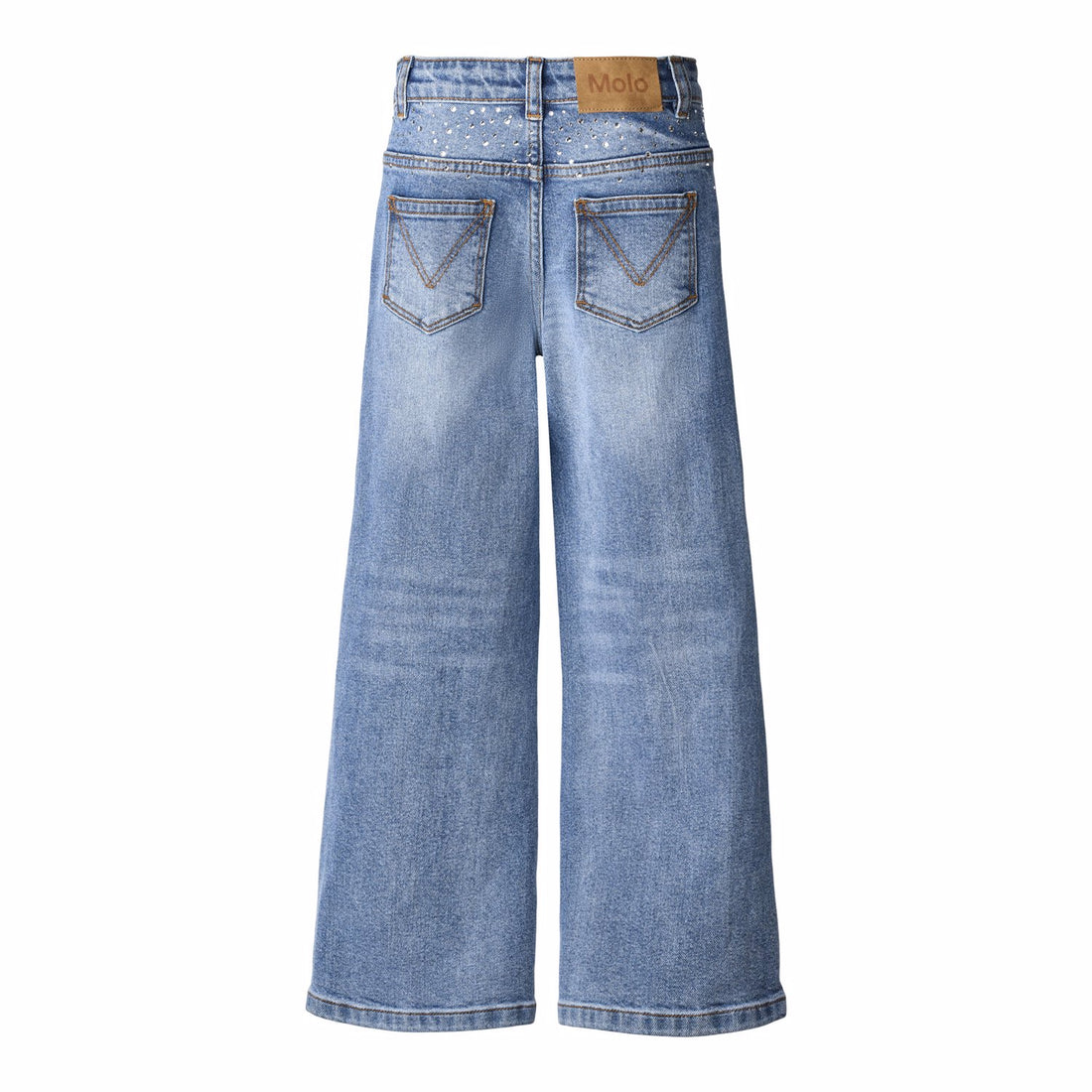Molo Asta Girls Jeans - Rhinestone Denim