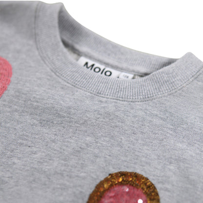 Molo Miki Sweatshirt - Grey Melange