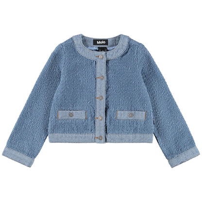Molo Hedwig Jacket - Bouclé Blue