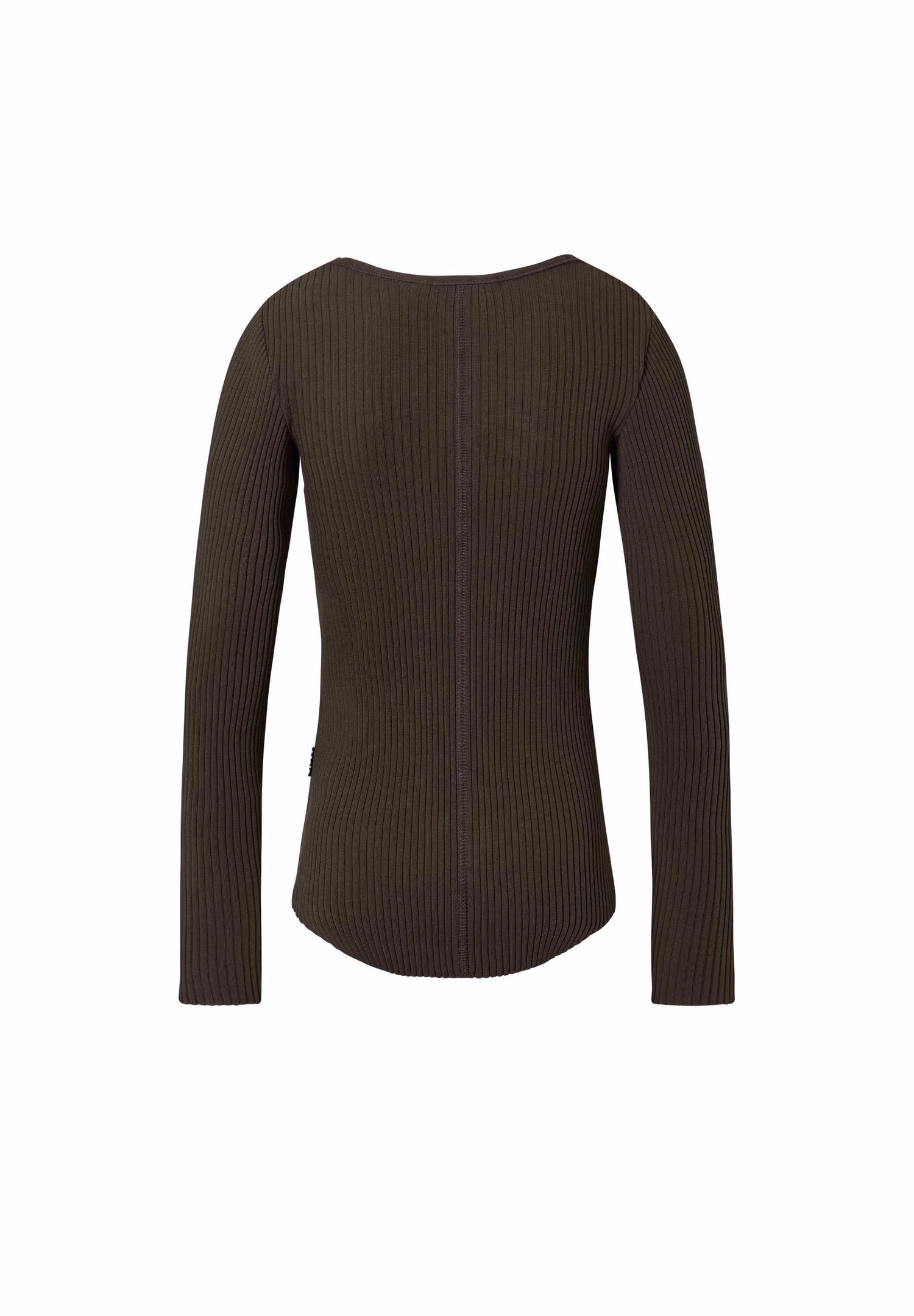 Molo Rochelle Long Sleeve T-shirt - Bark Brown