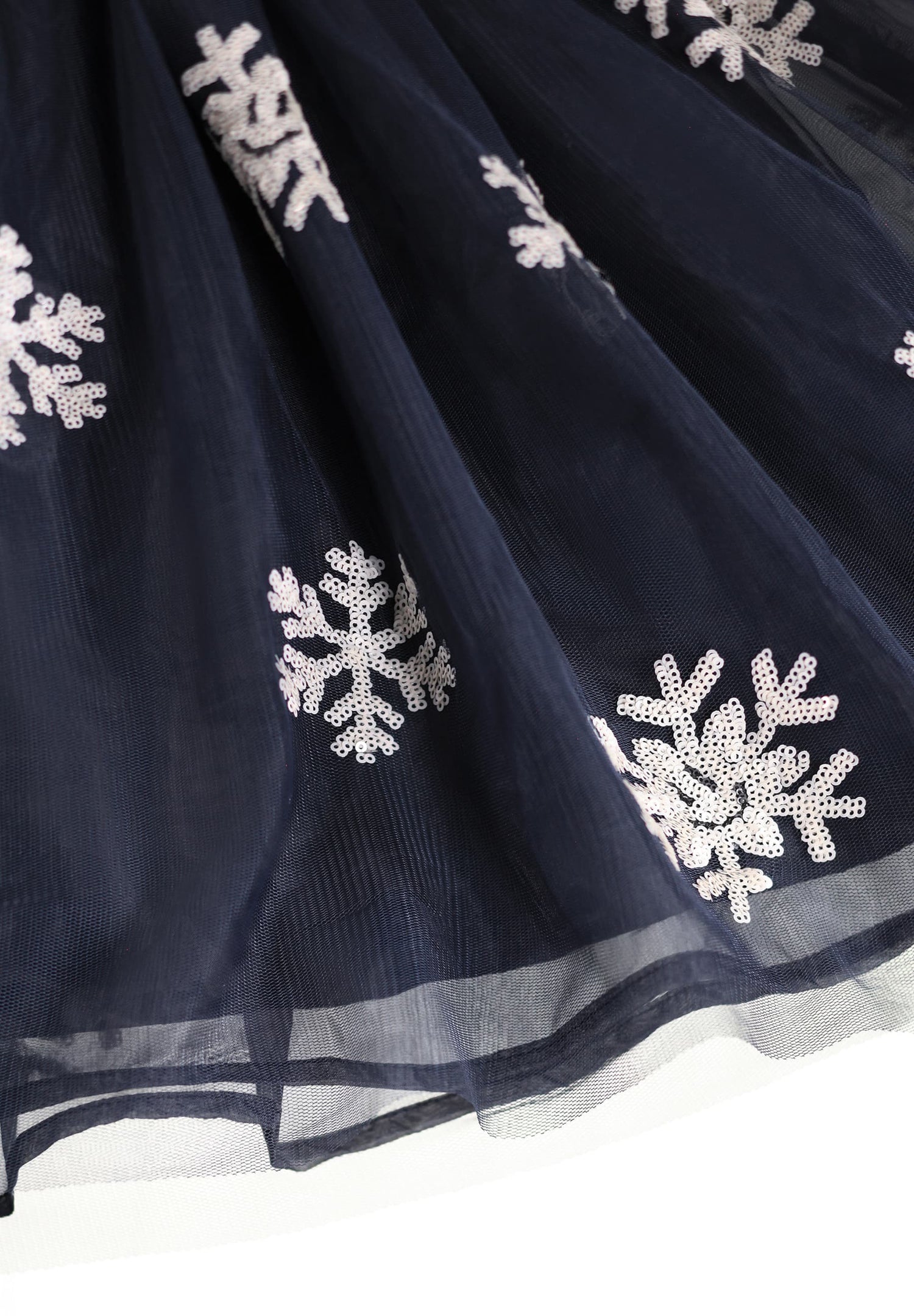 Molo Cyrus Long Sleeve Dress - Snowflakes
