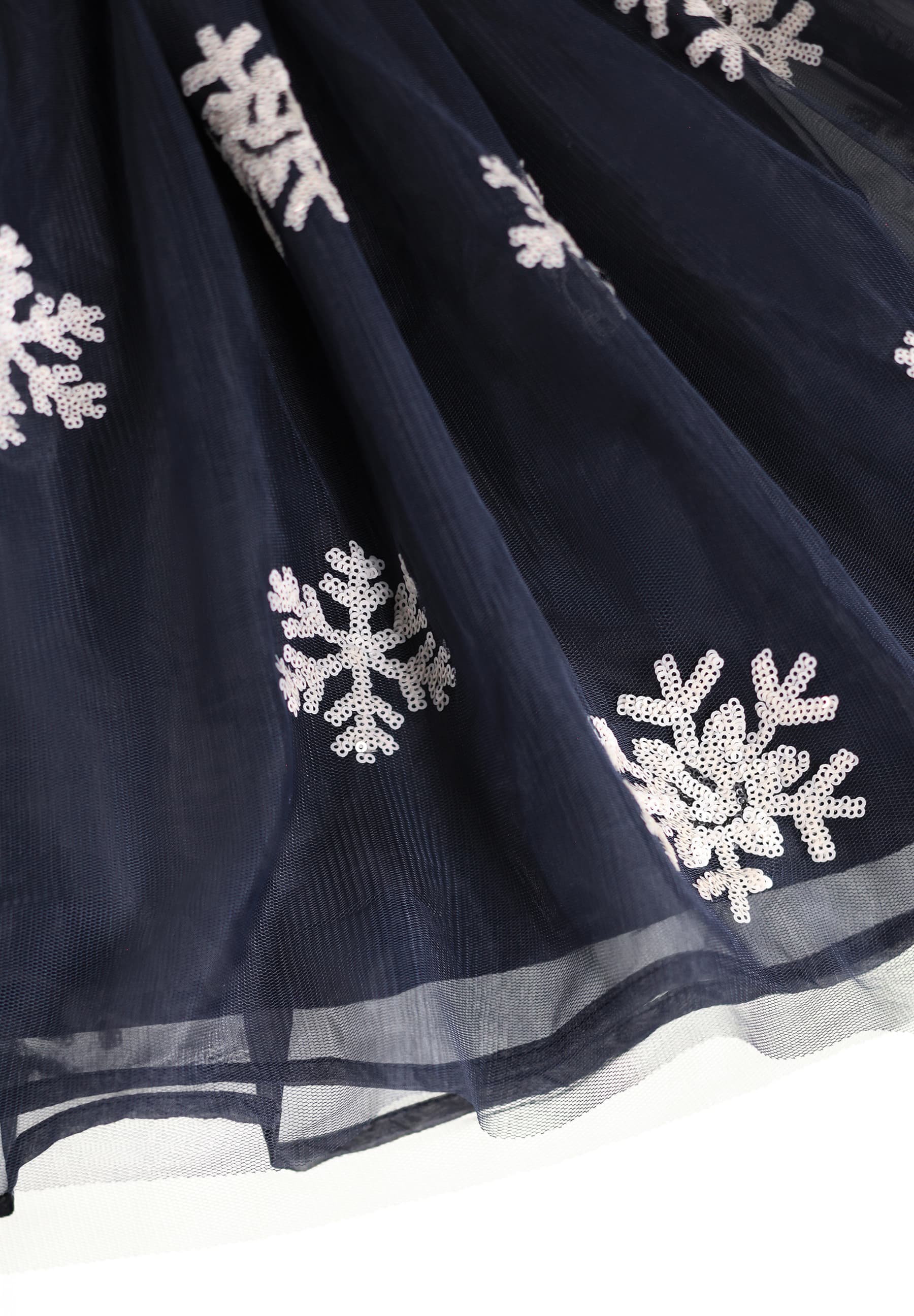 Molo Cyrus Long Sleeve Dress - Snowflakes