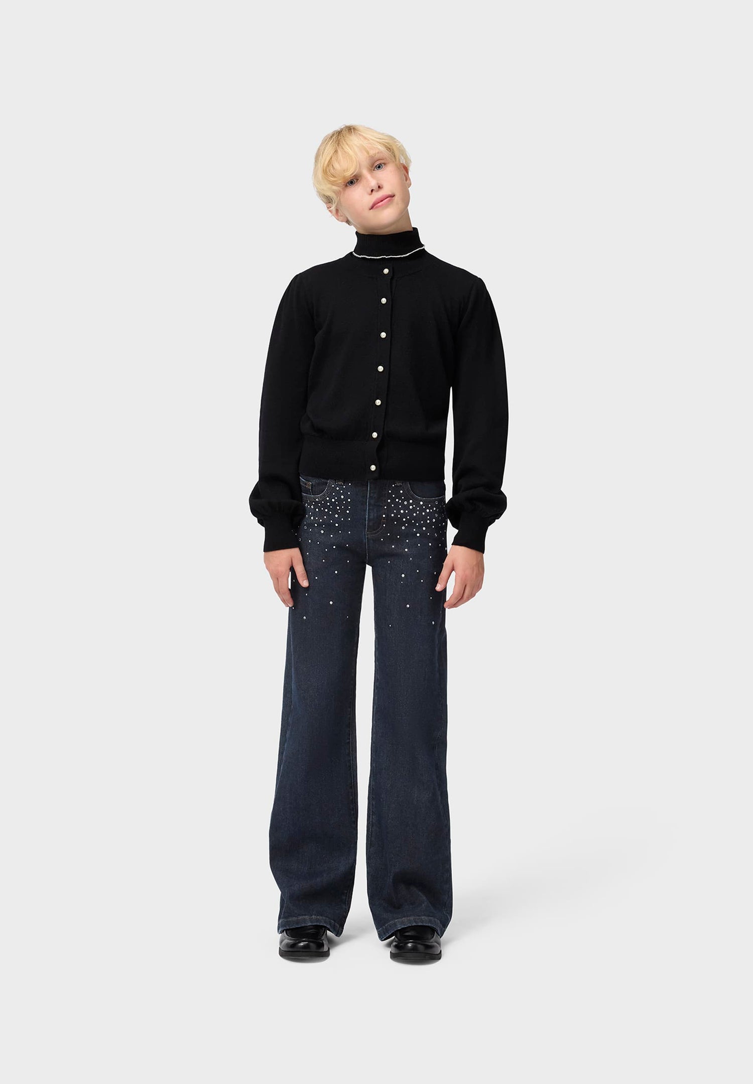 Molo Asta Pants - Rhinestone Raw