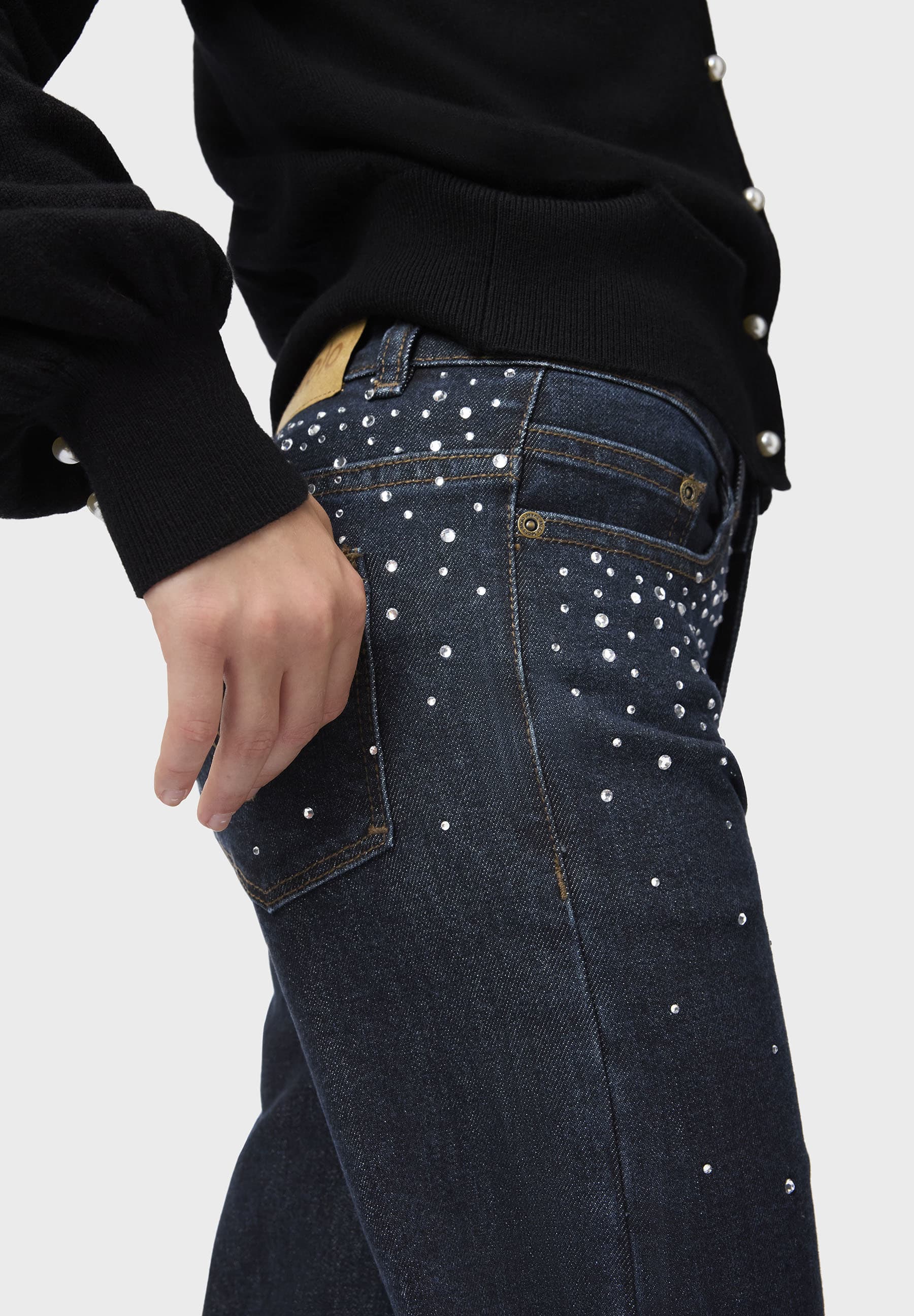 Molo Asta Pants - Rhinestone Raw
